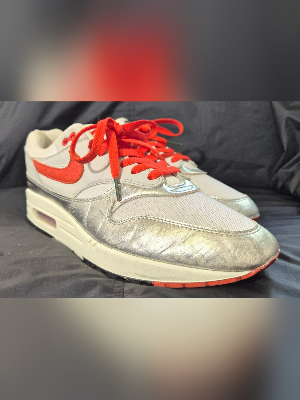 Men's Nike Air Max 1 Premium SE "Hot Sauce" (HF7746-100) Sz. 10.5